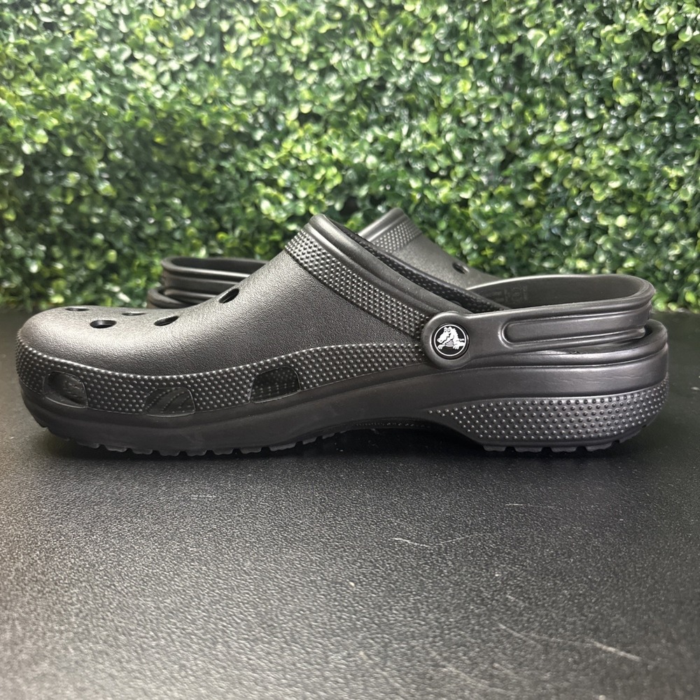 CROCS Classic Black UNISEX Men's Ultra Light Water-Friendly Sandals Size 13 - Picture 7 of 9